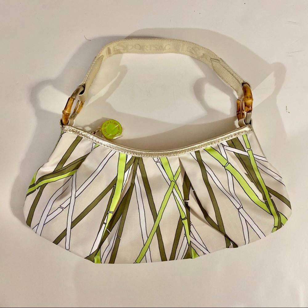 NEW LeSportSac Shoulder Bag - White/Green